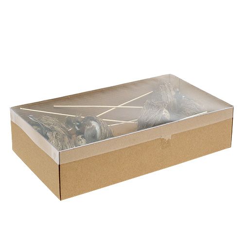 Floristik24 Vogelnest op stok Ø7cm L24cm 6st