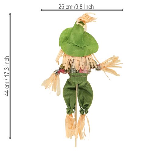 Artikel Vogelverschrikker op stok bloemplug groot H44/82cm 4 stuks