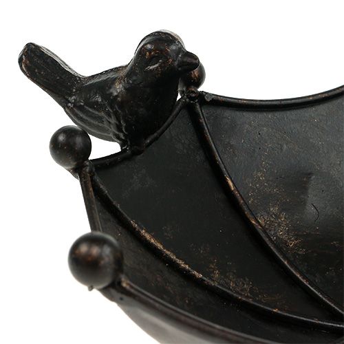 Floristik24 Voerbak vogels paraplu donkerbruin 41cm