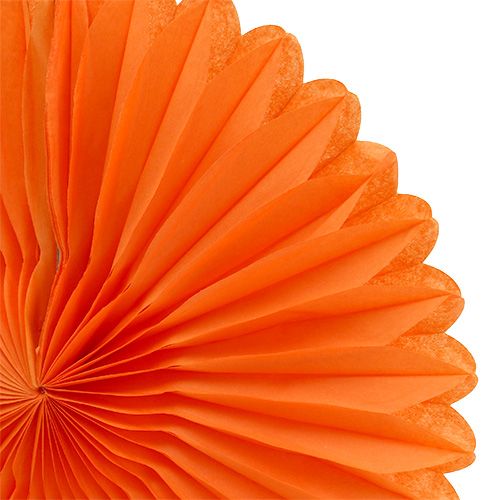 Floristik24 Honingraat papieren bloem oranje Ø20cm 3st
