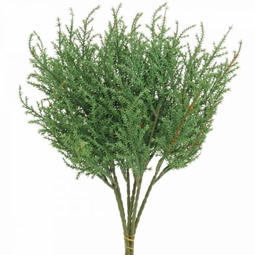 Floristik24 Juniper tak kunst groene decoratieve tak Kerst 39cm 6st