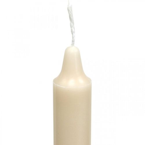 Artikel PURE waskaarsen stokkaarsen crème Sahara 250/23mm natuurlijke was 4 st