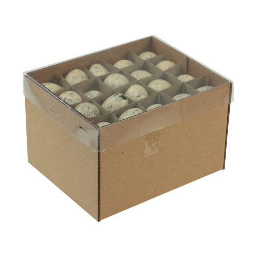 Floristik24 Kwarteleitjes decoratie Paasblaaseieren crème 3cm 50 st