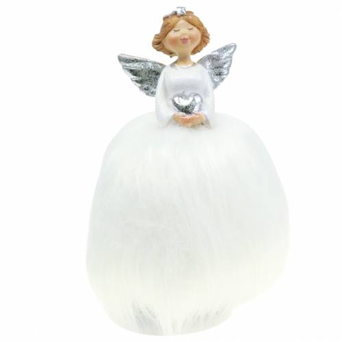 Floristik24 Kerstdecoratie engel knikkend figuur beschermengel H18cm