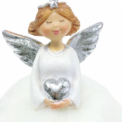 Floristik24 Kerstdecoratie engel knikkend figuur beschermengel H18cm