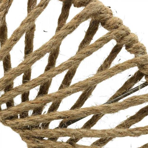 Floristik24 Wanddecoratie Boho stijl, decoratief jute lint Ø38cm