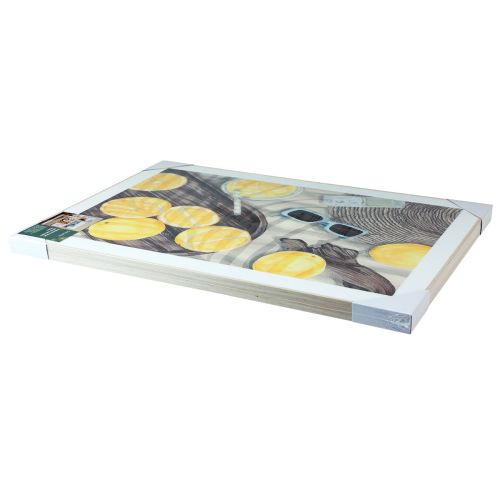 Artikel Wanddecoratie zomerdecoratie foto met citroenlimonade 40×60cm