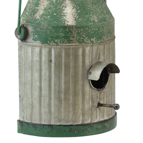 Floristik24 Decoratieve vogelhuisje metalen wand vogelhuisje melkkannetje H26cm