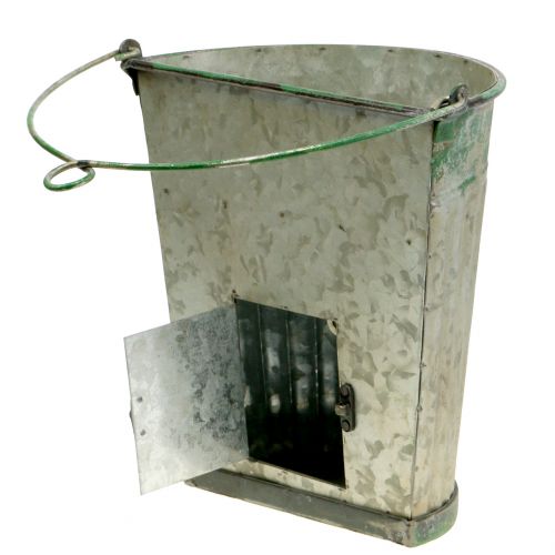 Artikel Decoratief vogelhuisje om op te hangen antiek groen H26cm