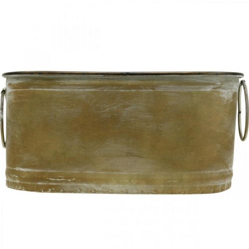 Artikel Set Plantenbak Metalen Kuip Vintage Retro L22.5cm/27cm/31cm
