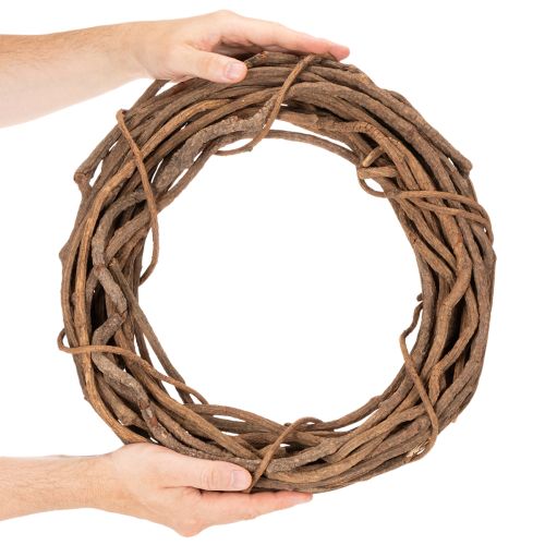 Natuurlijke wilgenkrans, geschikt als decoratieve krans voor bloemisten, 40 cm | Floristik24.nl