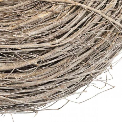 Floristik24 Witte wilgenkrans decoratieve krans nesttafelkrans Ø42cm