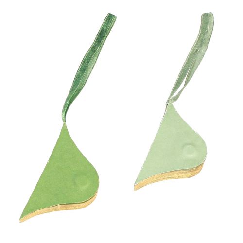 Artikel Kersthanger papier decoratie groen goud Ø8cm 4 st