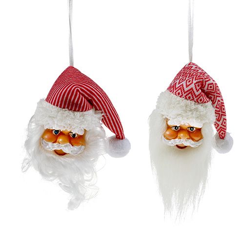 Floristik24 Kersthanger Kerstmanhoofd 14cm, 20cm 2st