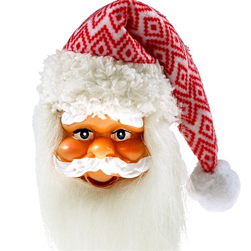 Floristik24 Kersthanger Kerstmanhoofd 14cm, 20cm 2st