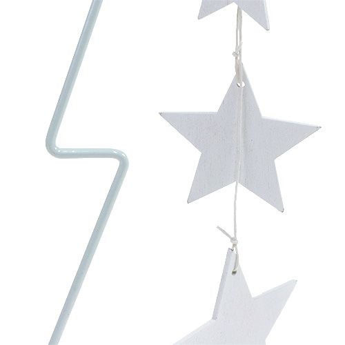 Floristik24 Kerstboom metaal wit H53,5cm