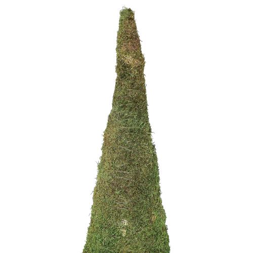 Artikel Kerstboom mosdecoratie in groen naturel Ø30cm H100cm