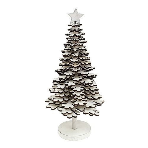 Floristik24 Kerstboom sneeuwvlokken wit 25cm