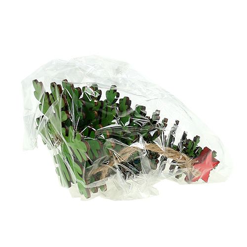 Floristik24 Kerstboom om op te hangen groen 14cm