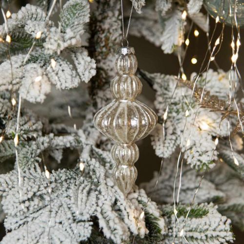 Artikel Kerstboomversiering glas Kerstboomversiering vintage 15cm 3st