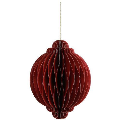 Artikel Kerstdecoratiepapier Kerstboomversiering Bordeaux H20cm