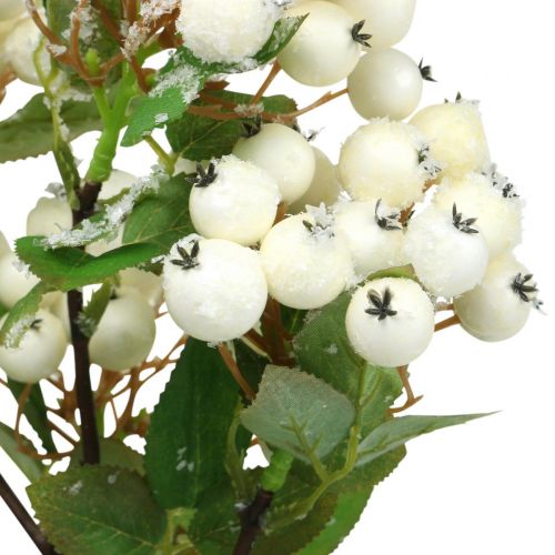 Artikel Kersttakken, sneeuwbes, kunstplant besneeuwd L58cm