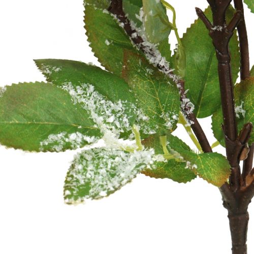 Artikel Kersttakken, sneeuwbes, kunstplant besneeuwd L58cm