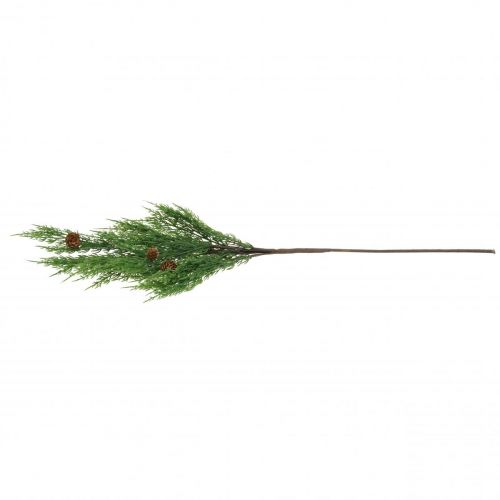 Floristik24 Cypress takken kunst kersttak met kegels 78cm
