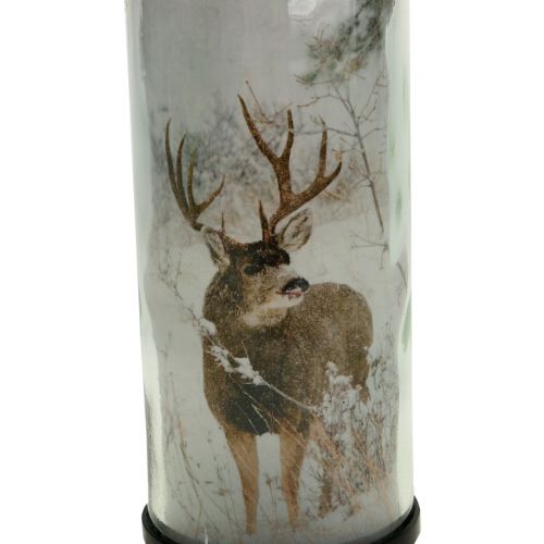 Floristik24 Kerstdecoratie fles met verlichting 30cm