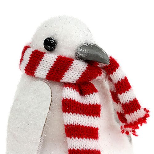 Floristik24 Kerstdecoratie pinguïn 11cm wit 3st