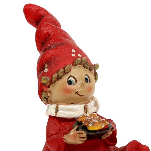 Floristik24 Kerstfiguur kinderen 11cm rood 2st