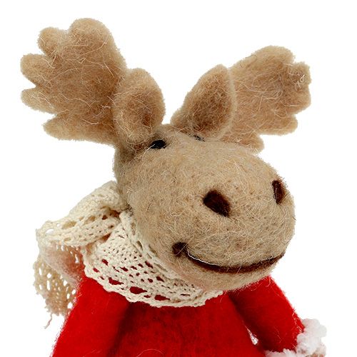 Artikel Kerstfiguur eland 22cm van vilt 2st