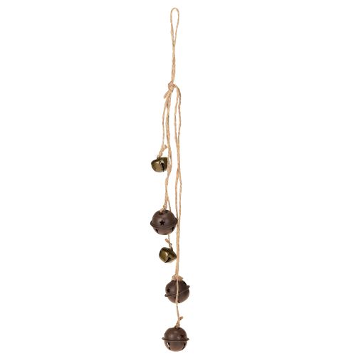Artikel Kerstklokken om op te hangen, H37cm, 6 stuks