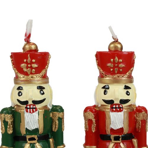 Floristik24 Kerstkaars notenkraker figuur tafeldecoratie Kerstmis 18cm 1 st
