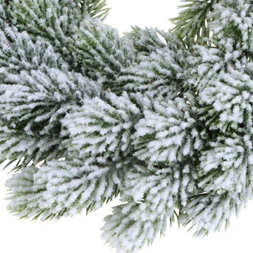 Floristik24 Kerstkrans dennentakken Dennenkrans kunstmatig besneeuwd Ø28cm