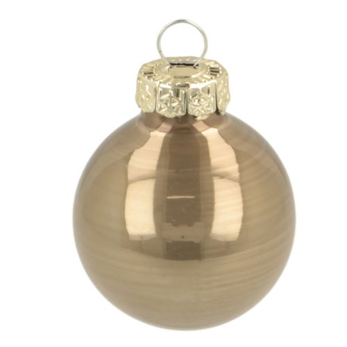 Mini kerstboomversieringen set, glanzende hangende ballen, 3 cm, 22 stuks | Floristik24.nl