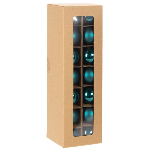Kerstballen, mat en glanzend, kleine kerstversieringen, 4 cm, 24 stuks | Floristik24.nl