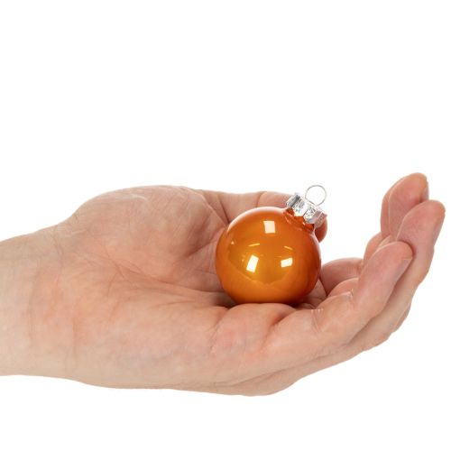 Kerstballenset, kleurrijke kerstballen, glanzend, 40 mm, 24 stuks | Floristik24.nl