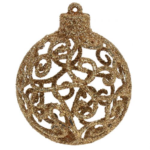 Floristik24 Kerstbal goud Ø6cm 16 st