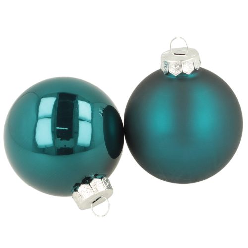 Kerstbal, mat en glanzend, feestelijke kerstboomversiering, 6 cm, 24 stuks kopen | Floristik24.nl