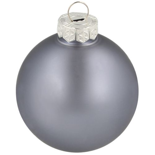 Artikel Kerstboomballen glas set van 3 – lichtblauw, blauw, metallic blauw &amp; mat met hanger 6cm 24st