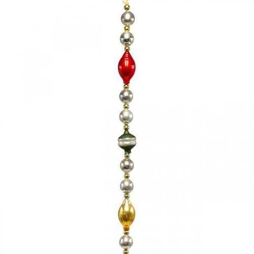 Floristik24 Kerstballenslinger decoratie Kerstglas 1.8m