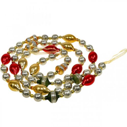 Floristik24 Kerstballenslinger decoratie Kerstglas 1.8m