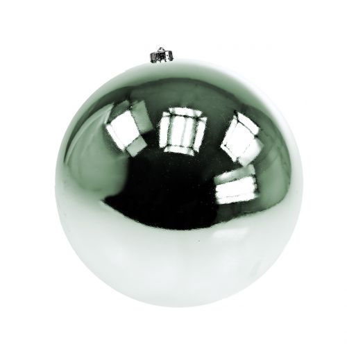 Kerstbal onbreekbaar lichtgroen Ø20cm | Floristik24.nl