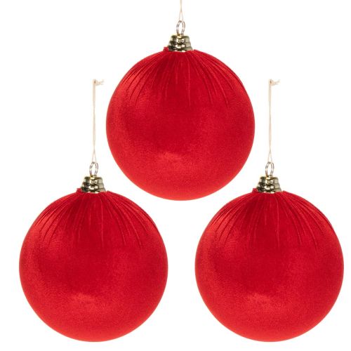Rode kerstbal met