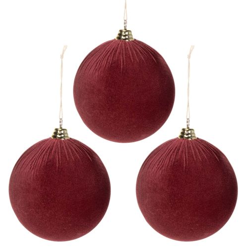 Grote rode kerstbal met
