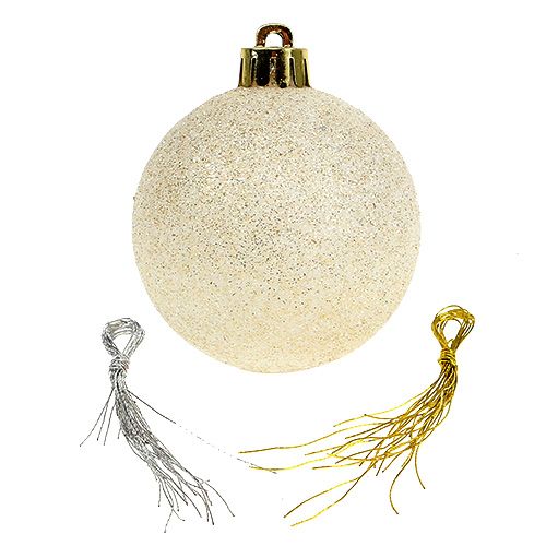 Floristik24 Kerstbalset kunststof pastel gekleurd Ø6cm 30st