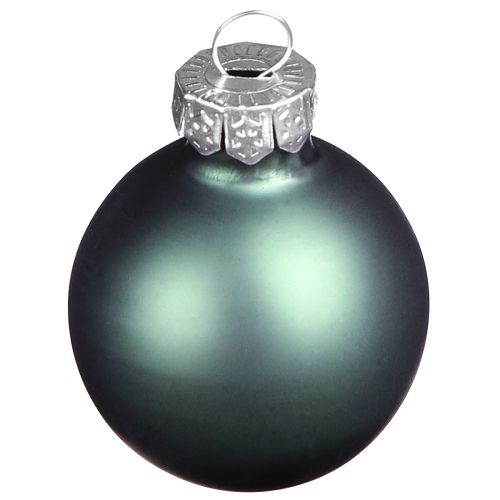 Artikel Kerstballen glazen boombollen groen grijs 4cm 24 st