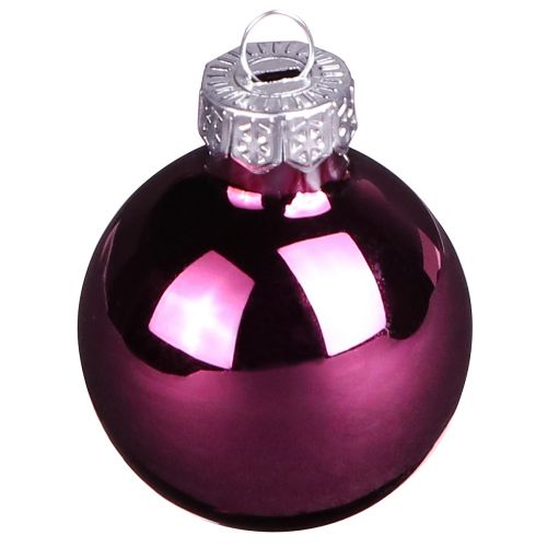 Artikel Kerstballen glas mini bes beige roze Ø3cm 22 st