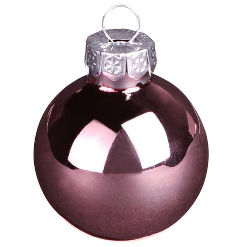 Artikel Kerstballen glas roze abrikozenmix mini Ø3cm 22 st